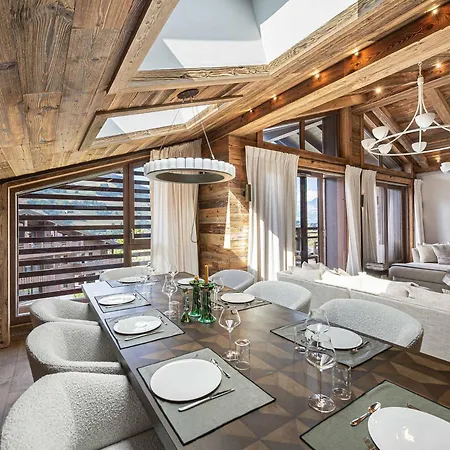 Penthouse A Avec Piscine Et Animaux Admis, 10 Pers. - Fr-1-569-83 Lejlighed Megève