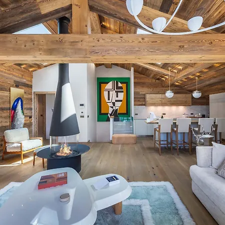 Penthouse A Avec Piscine Et Animaux Admis, 10 Pers. - Fr-1-569-83 Apartment Megève
